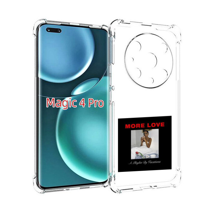 

Чехол MyPads Drake & Sade - More Love для Honor Magic4 Pro, Прозрачный, Tocco