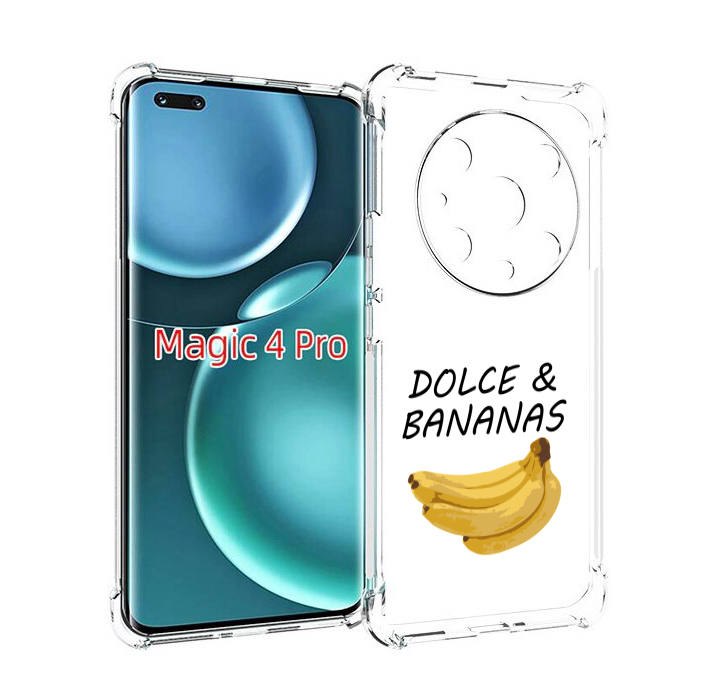 

Чехол MyPads Dolce банан для Honor Magic4 Pro, Прозрачный, Tocco
