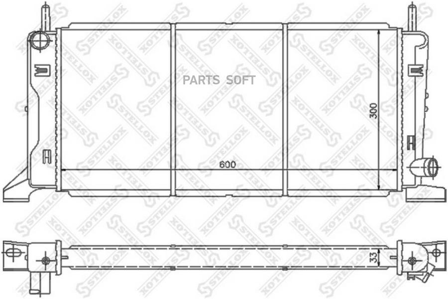 

STELLOX Радиатор охлаждения STELLOX 1025086sx