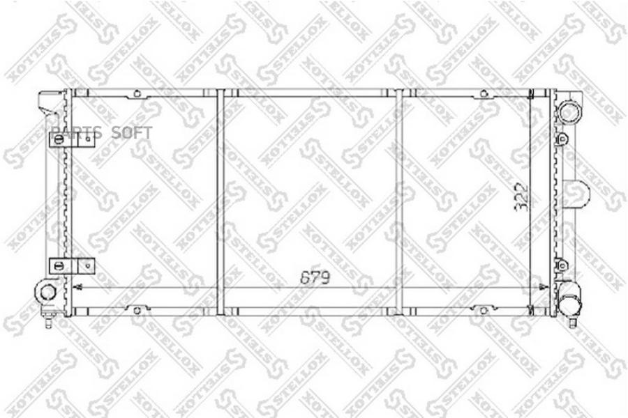 

STELLOX Радиатор охлаждения STELLOX 1025075sx