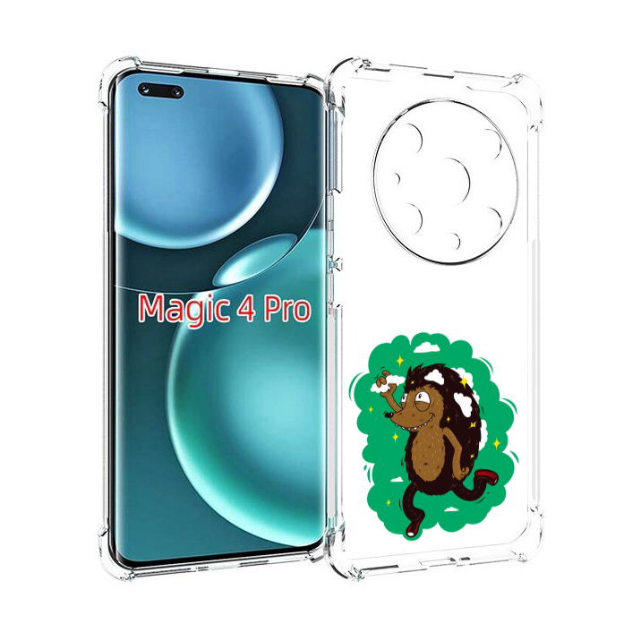 

Чехол MyPads Ежик в облаках для Honor Magic4 Pro, Прозрачный, Tocco