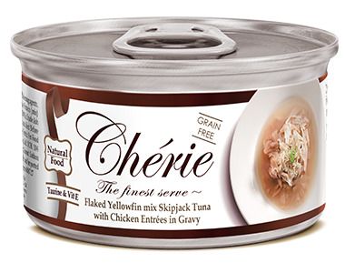 фото Влажный корм для кошек pettric cherie signature, тунец с курицей, 80 г х 12 шт