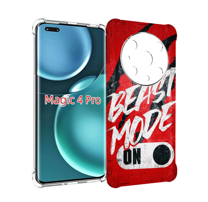 

Чехол MyPads BEAST inside You для Honor Magic4 Pro, Прозрачный, Tocco