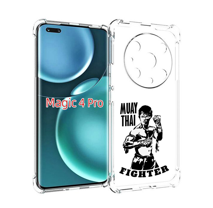 

Чехол MyPads Единоборства муайтай для Honor Magic4 Pro, Прозрачный, Tocco