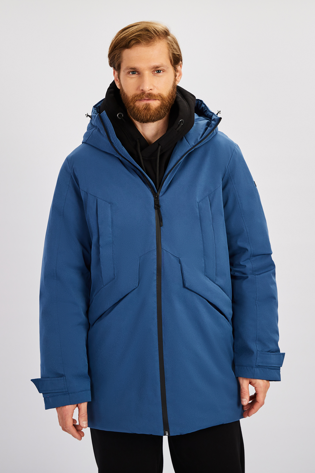 

Зимняя куртка мужская Baon B5422504 синяя XXL, Синий, B5422504