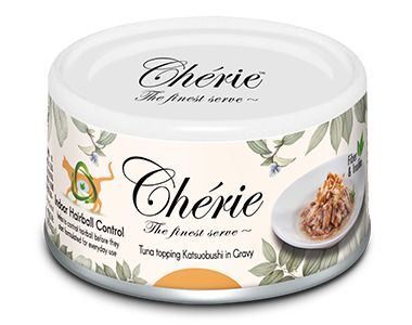 

Консервы для кошек Pettric Cherie Hairbal, копченый тунец, 12шт по 80г