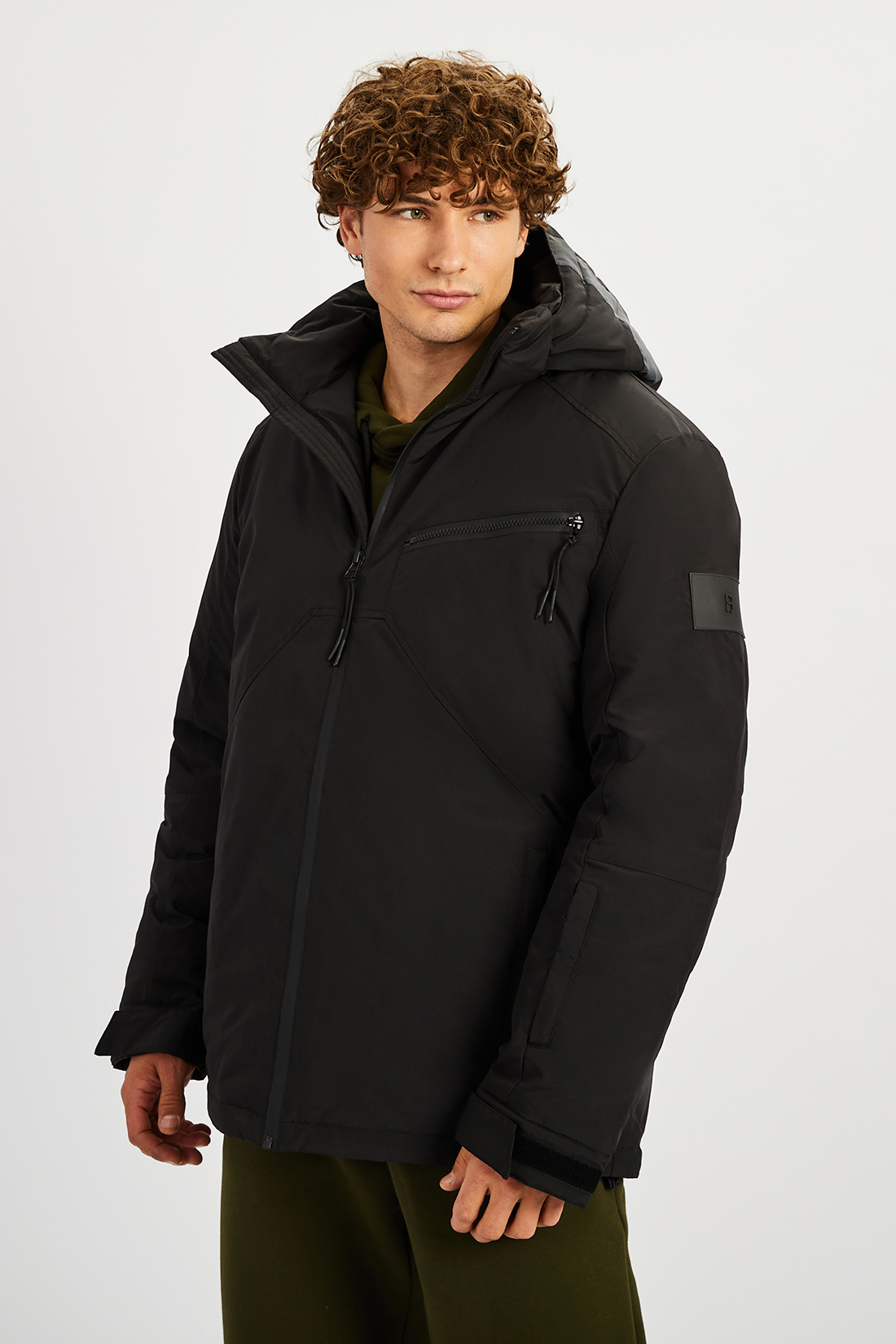 

Зимняя куртка мужская Baon B5422503 черная 3XL, Черный, B5422503