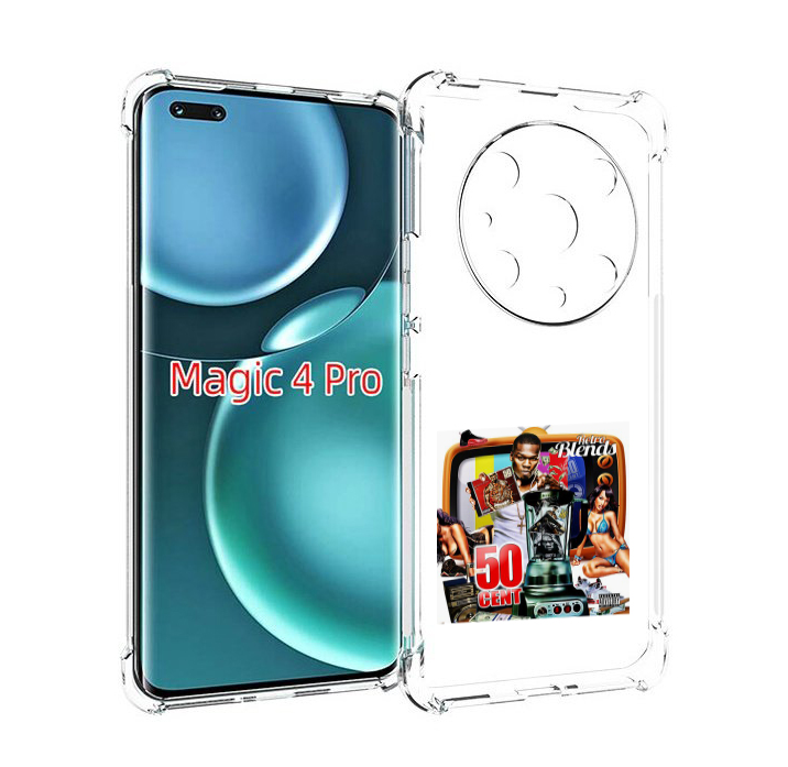 

Чехол MyPads 50 Cent - Retro 50 Cent Blends для Honor Magic4 Pro, Прозрачный, Tocco