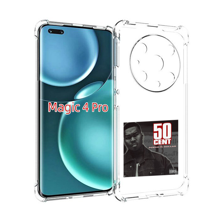 

Чехол MyPads 50 Cent - Power Of The Dollar для Honor Magic4 Pro, Прозрачный, Tocco