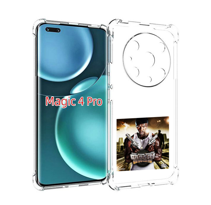 

Чехол MyPads 50 Cent - Gun Bros для Honor Magic4 Pro, Прозрачный, Tocco