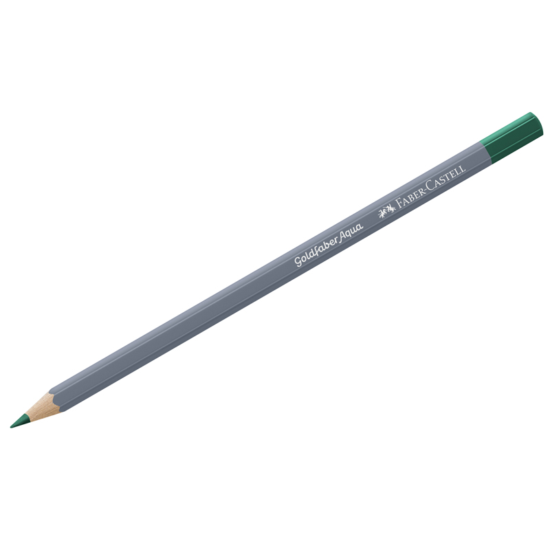 

Карандаш акварельный художественный Faber-Castell Goldfaber Aqua, цвет 161 фтало-зеленый