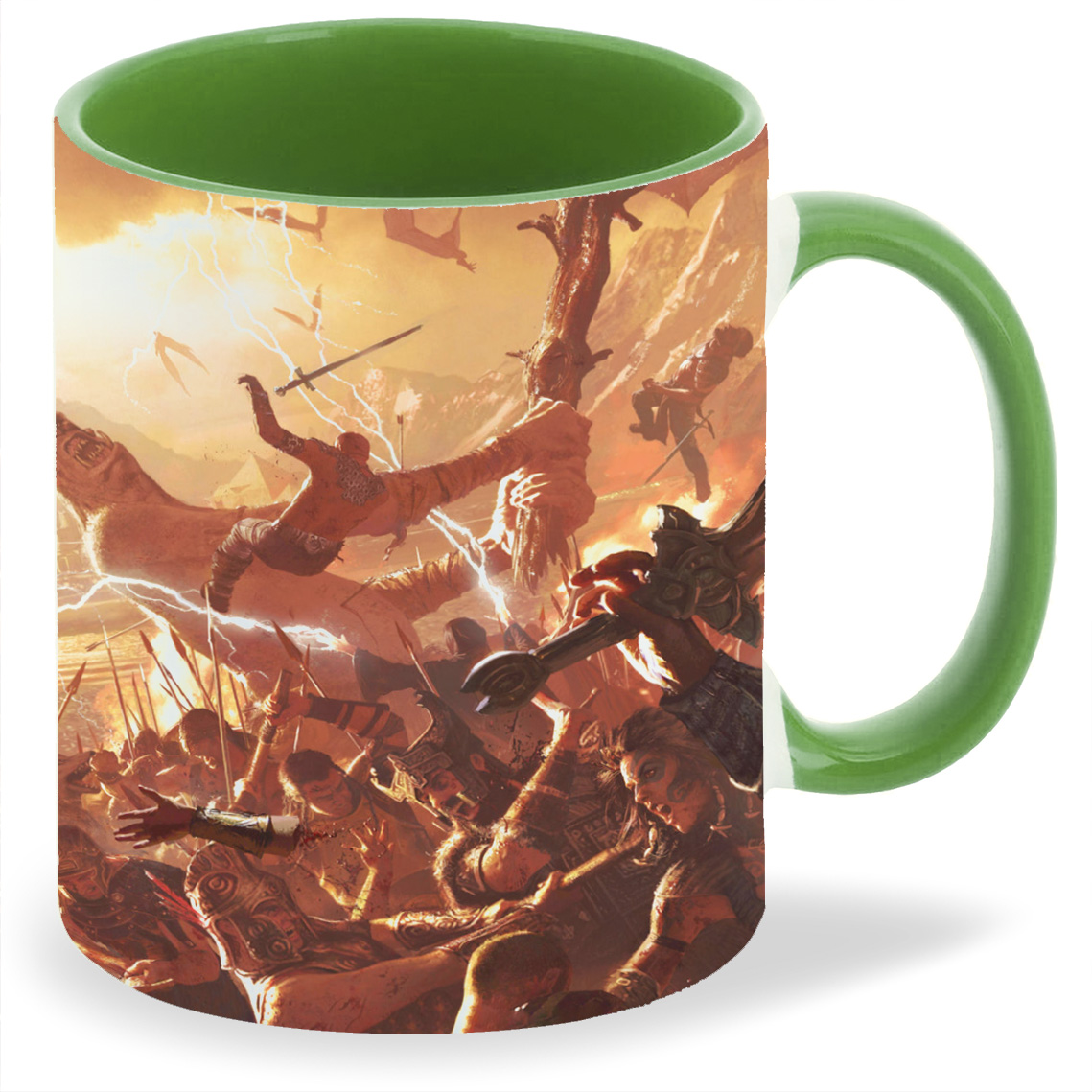

Кружка CoolPodarok age of conan hyborian adventures Битва Великан Секира, age of conan hyborian adventures Битва Великан Секира