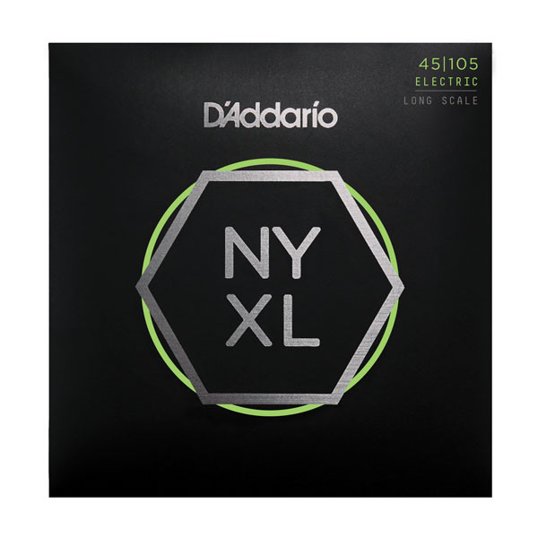 

D'Addario NYXL45105 - струны для бас-гитары Long Scale, L Top/Med Bottom 45-105, D'Addario NYXL45105