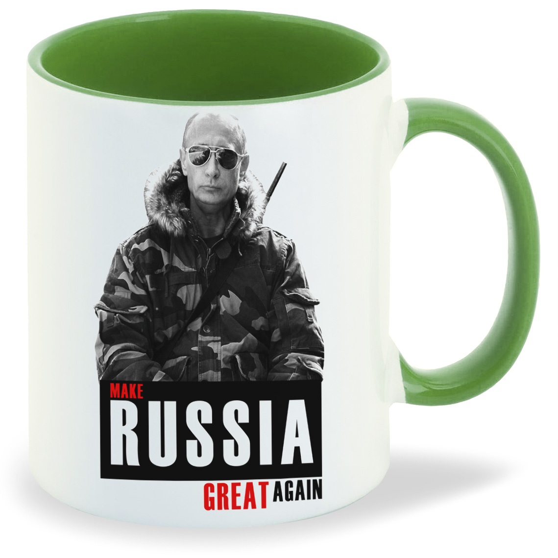 

Кружка CoolPodarok Путин RUSSIA, Путин RUSSIA