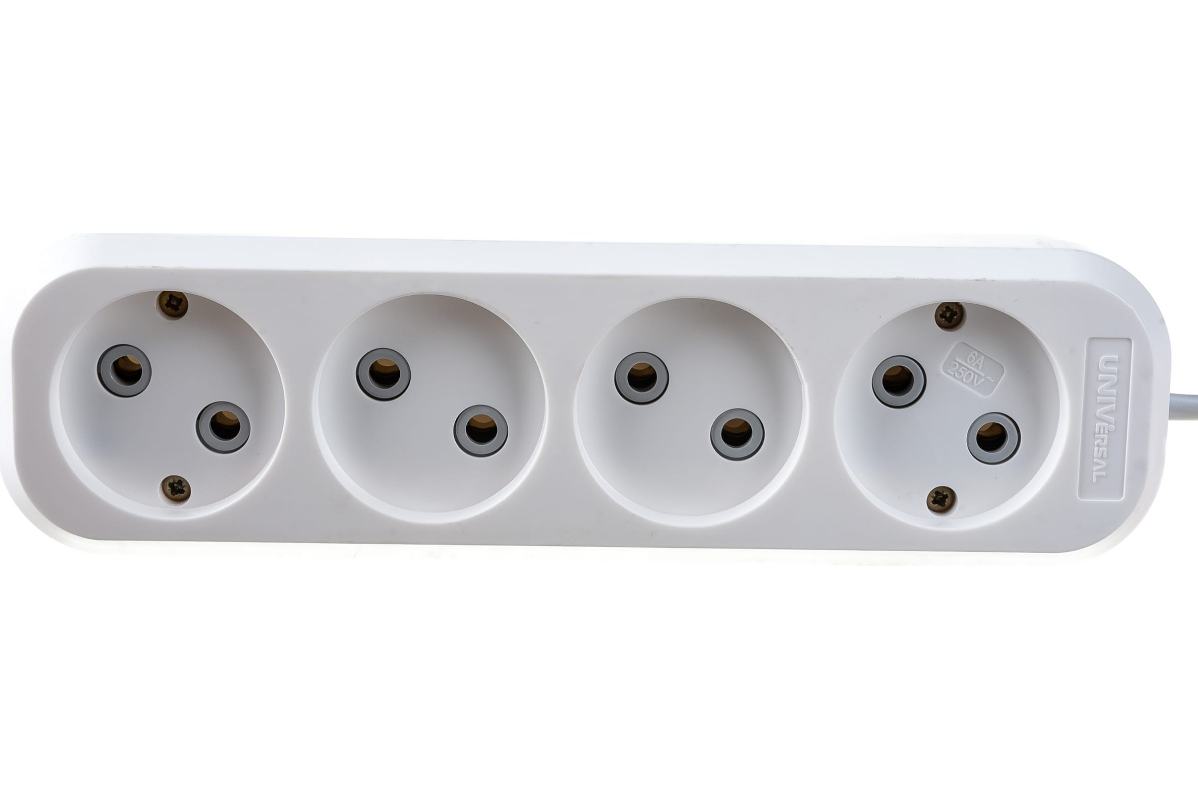 

Удлинитель 4х5м 6А (ШВВП 2х0,75) *10 В