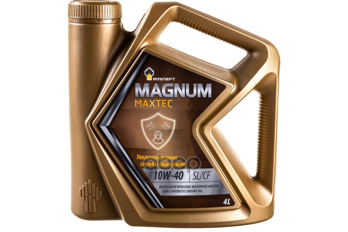 

Масло моторное Rosneft Magnum Maxtec 10W-40 полусинтетическое 4 л 40814749