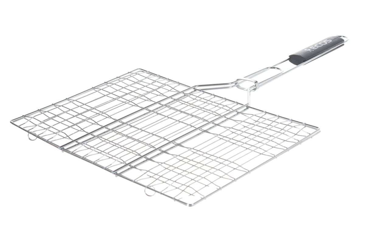 фото Решетка для барбекю ecos rd-104c универсальная 6 секций 35 х 25 х 1,5 см