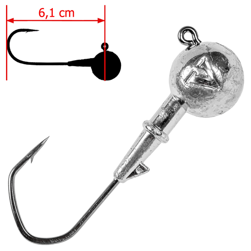 Джиг головки Волжские Джиги От Питерцова 5/0 40гр 3 шт.