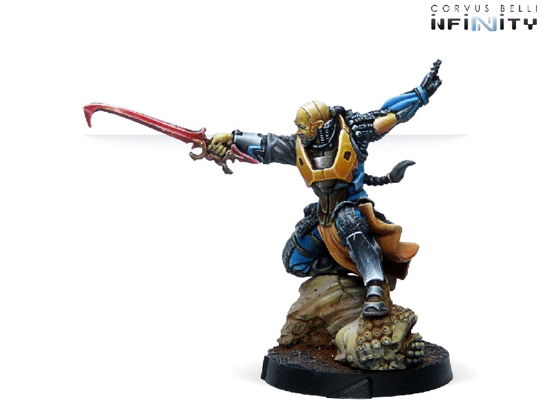 Миниатюра для настольной игры Infinity Yu Jing Liang Kai Wandering Shaolin Monk Adepticon миниатюра для настольной игры infinity codeone panoceania collection pack