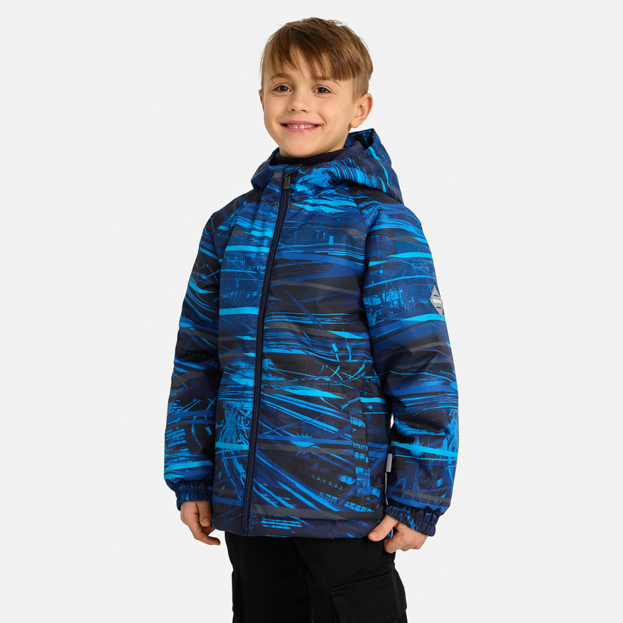 Куртка детская Huppa ALEXIS, 42086-темно-синий с рисунком, 122
