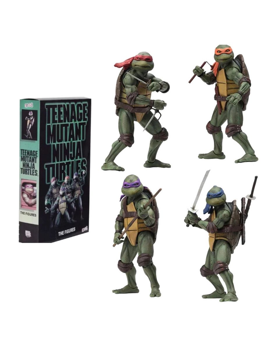 

Набор фигурок NoBrand Teenage Mutant Ninja Turtles: Raphael; Leonardo; Michelangelo