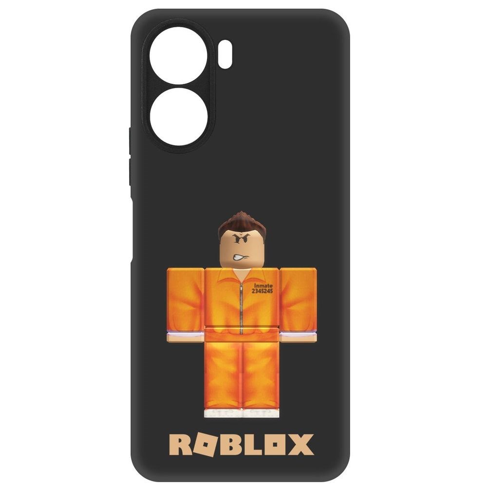 

Чехол-накладка Софт Roblox-Заключенный для Vivo Y16, Черный