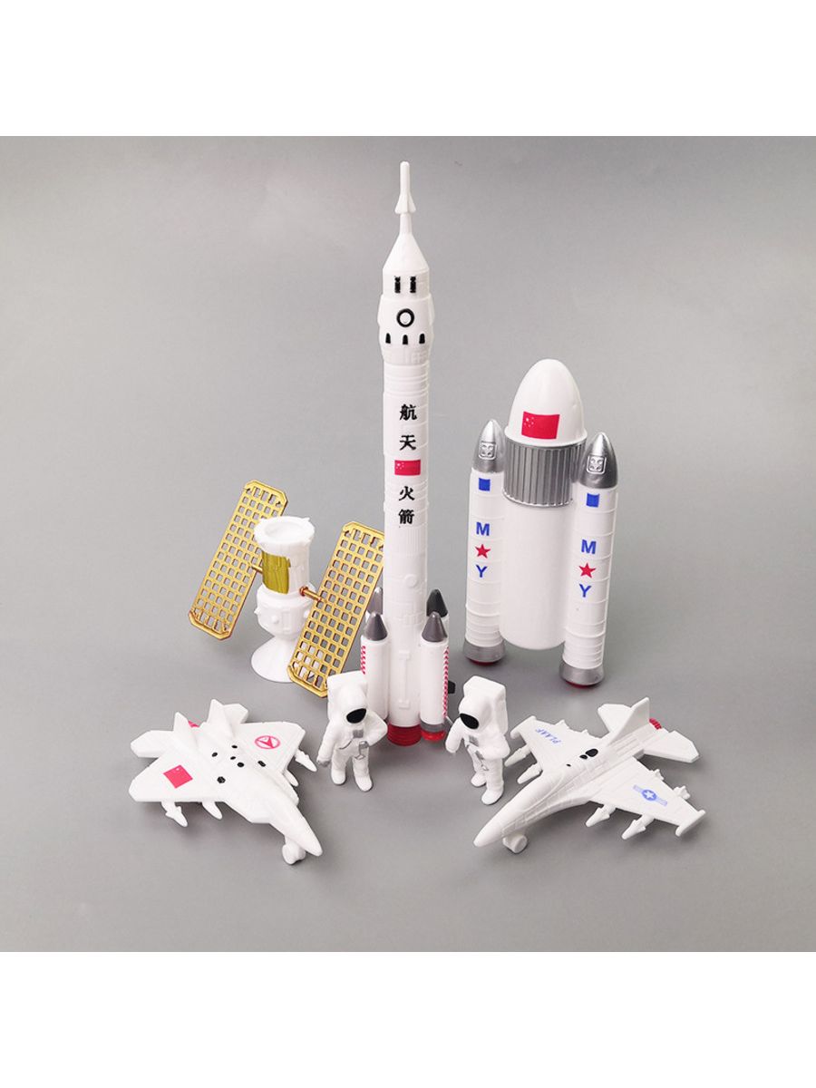 

Набор фигурок Космический корабль Космонавты 7шт 5-24см