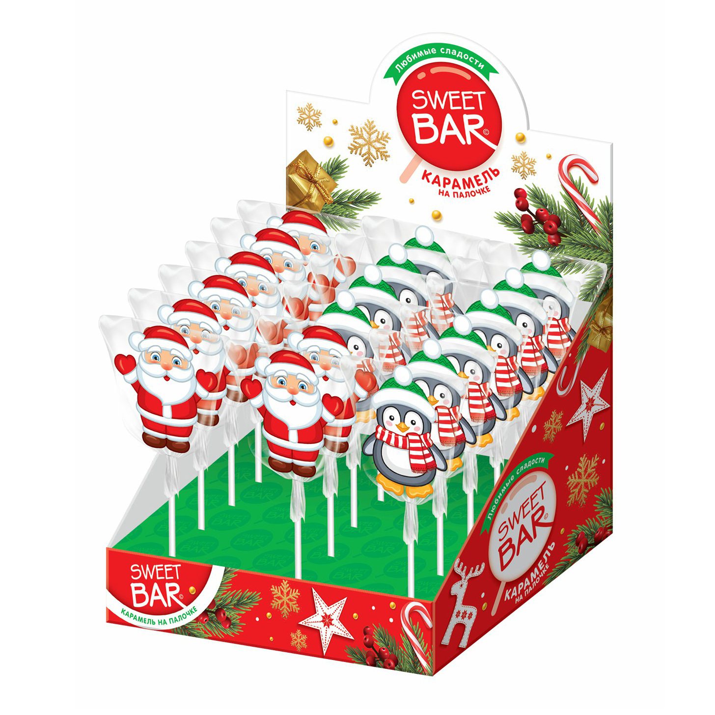 

Карамель Sweet Bar на палочке 20 г в ассортименте
