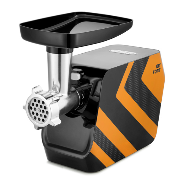 

Электромясорубка Kitfort KT-2106-3 Black/Orange, KT-2106-3