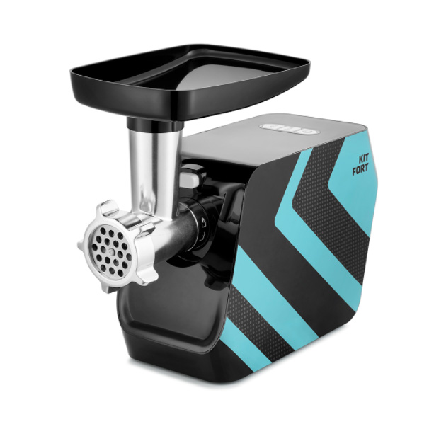 

Электромясорубка Kitfort KT-2106-1 Black/Blue, KT-2106-1