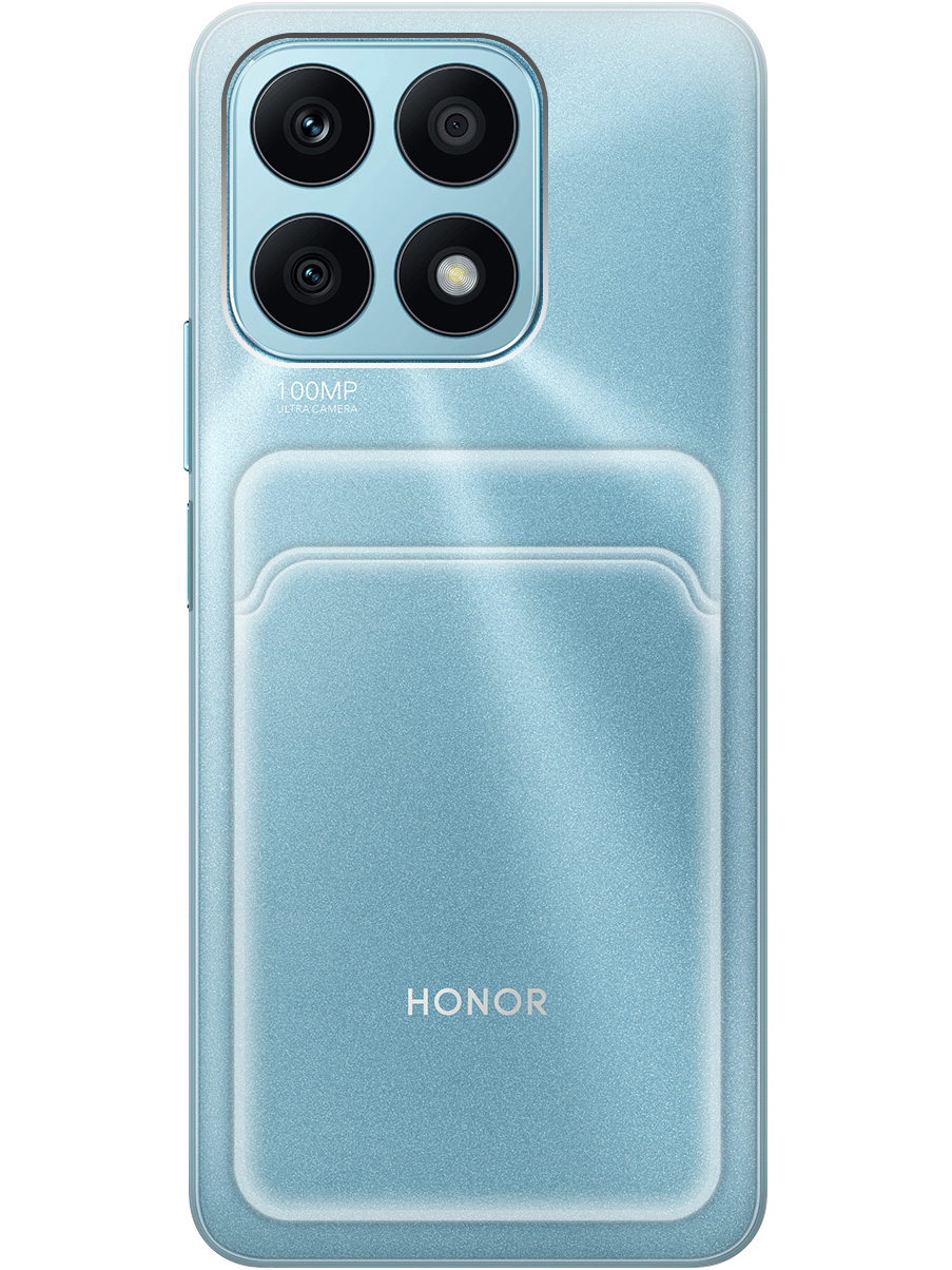 

Силиконовый чехол на Honor X8a прозрачный, 20011944