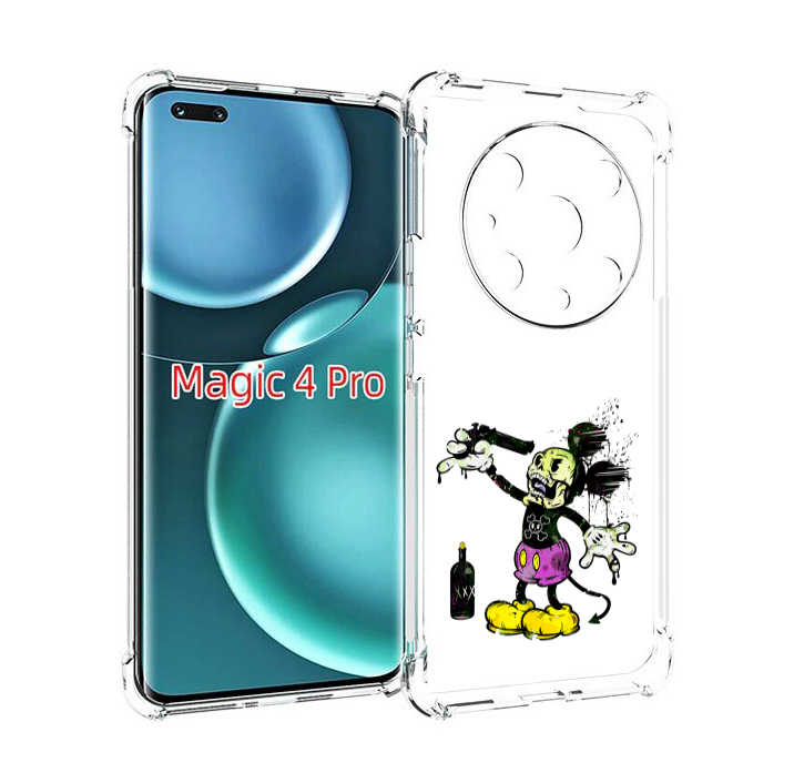 

Чехол MyPads Драг Микки для Honor Magic4 Pro, Прозрачный, Tocco