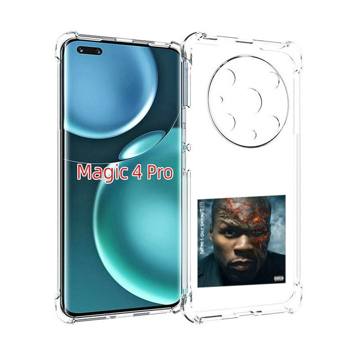 

Чехол MyPads 50 Cent - Before I Self Destruct мужской для Honor Magic4 Pro, Прозрачный, Tocco