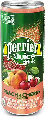 

Вода минеральная газированная Perrier с соком персика и вишни, 250 мл*4 шт