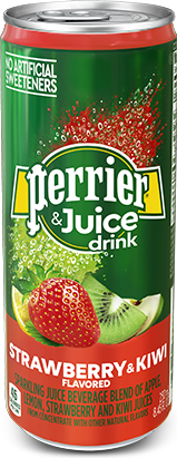 

Вода минеральная газированная Perrier с соком клубники и киви, 250 мл*4 шт