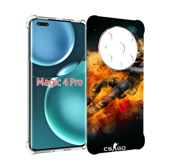 

Чехол MyPads CS-go Контр-террорист для Honor Magic4 Pro, Прозрачный, Tocco