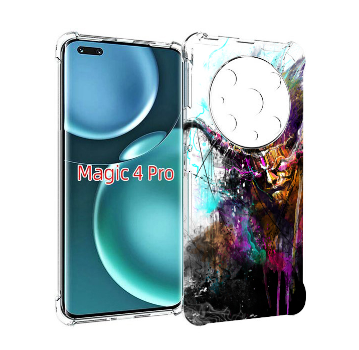 

Чехол MyPads яркий дьявол для Honor Magic4 Pro, Прозрачный, Tocco