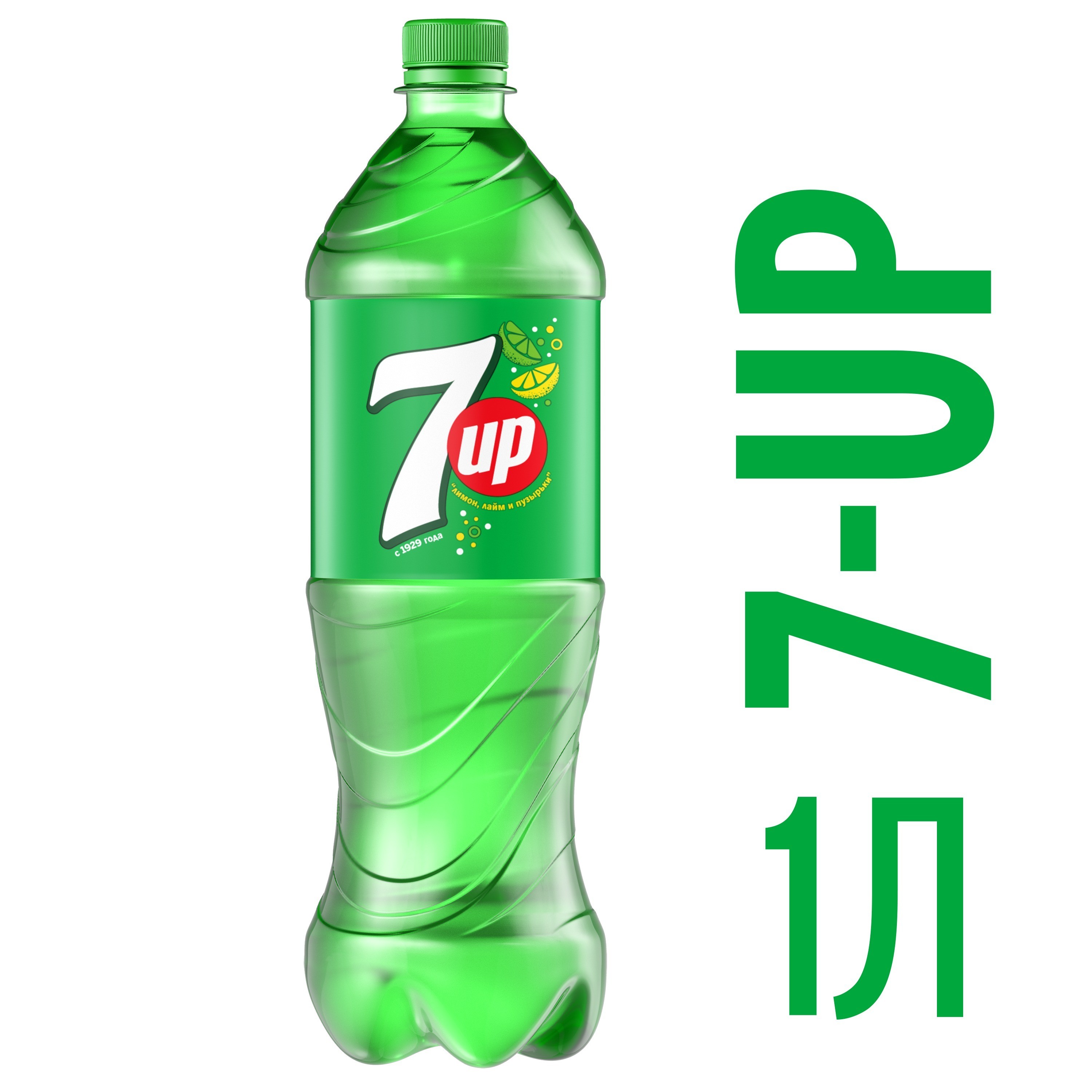 

Газированный напиток 7-UP Лимон и лайм сильногазированный 1 л