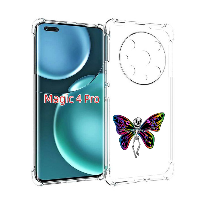 

Чехол MyPads эффект бабочки для Honor Magic4 Pro, Прозрачный, Tocco