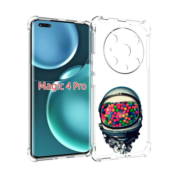 

Чехол MyPads шлем космонавта для Honor Magic4 Pro, Прозрачный, Tocco