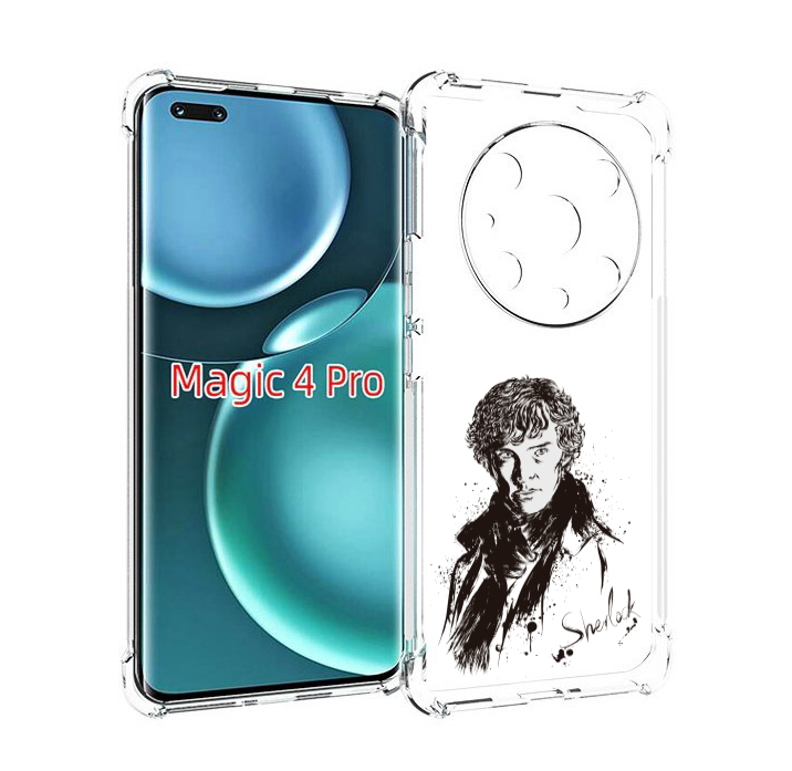 

Чехол MyPads шерлок холмс портрет для Honor Magic4 Pro, Прозрачный, Tocco