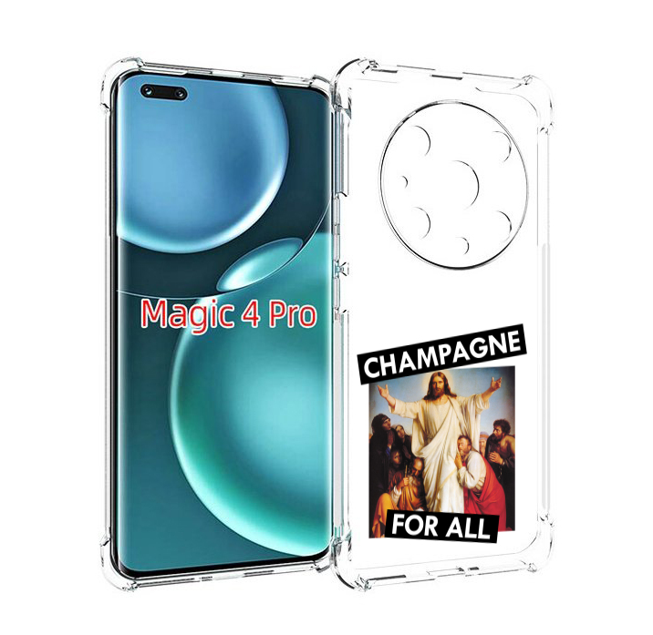 

Чехол MyPads шампанское для Honor Magic4 Pro, Прозрачный, Tocco