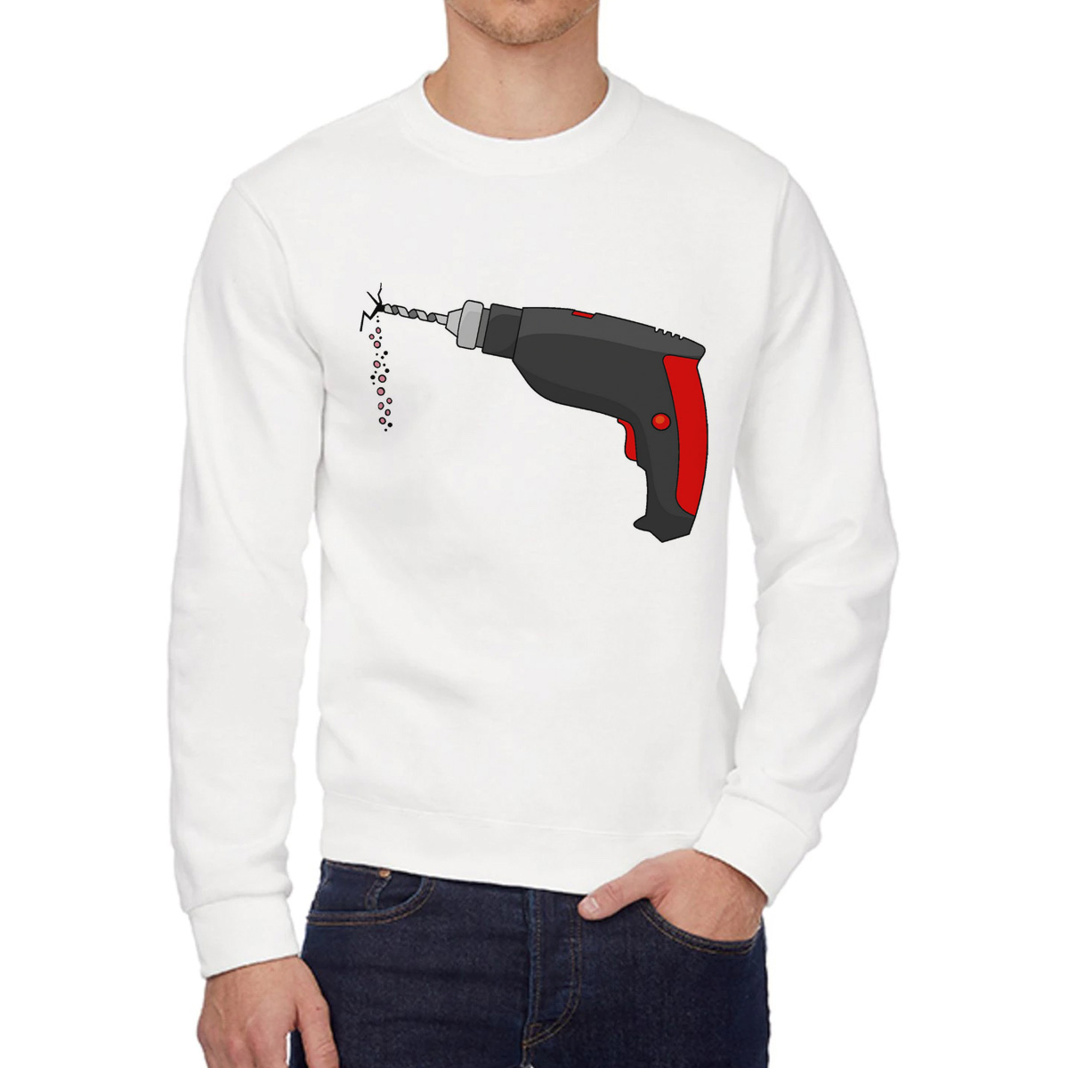 

Свитшот унисекс CoolPodarok W0114022 белый 42 RU, W0114022