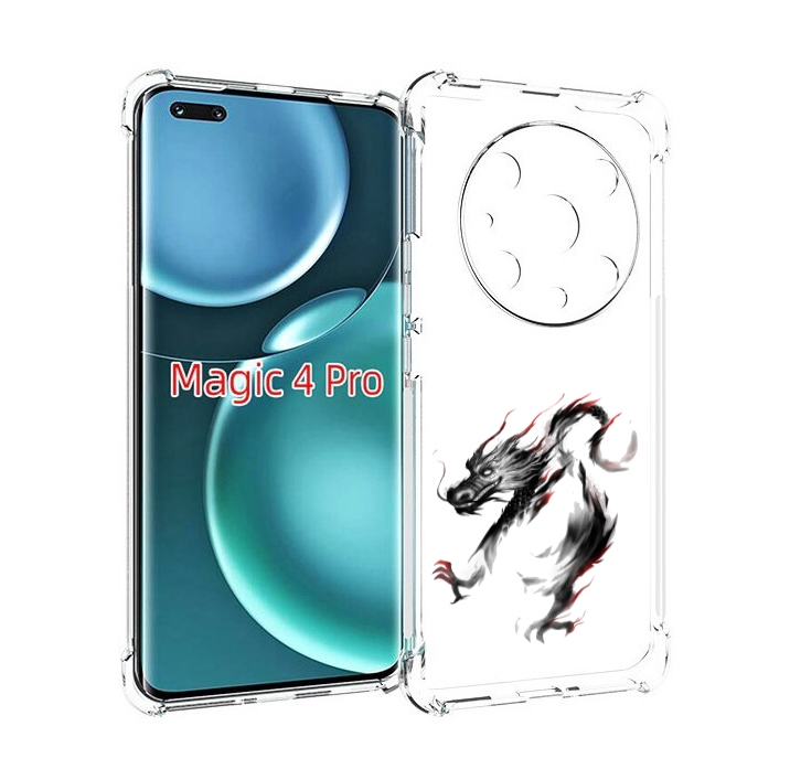 

Чехол MyPads черный дракон для Honor Magic4 Pro, Прозрачный, Tocco
