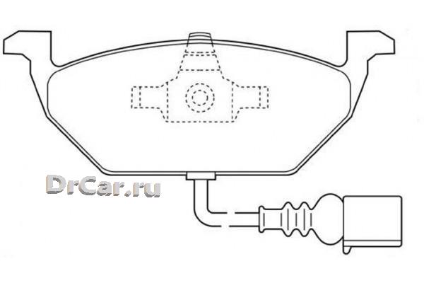 

Тормозные колодки SB Nagamochi дисковые BP33148W