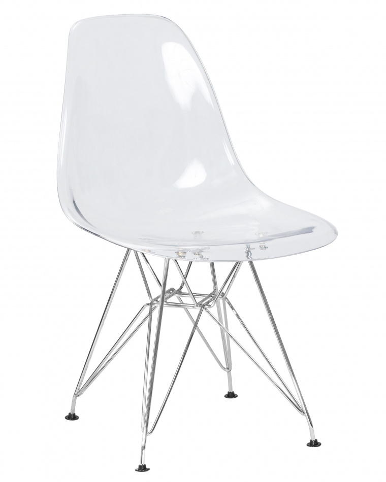 

Стул DOBRIN DSR CASPER 1 шт ножки хром, цвет прозрачный, DSR CASPER