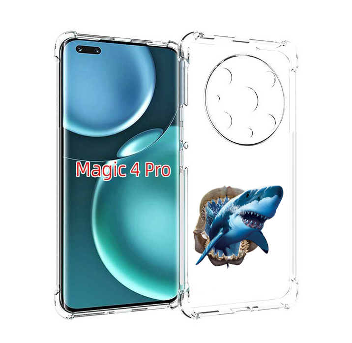 

Чехол MyPads челюсти для Honor Magic4 Pro, Прозрачный, Tocco
