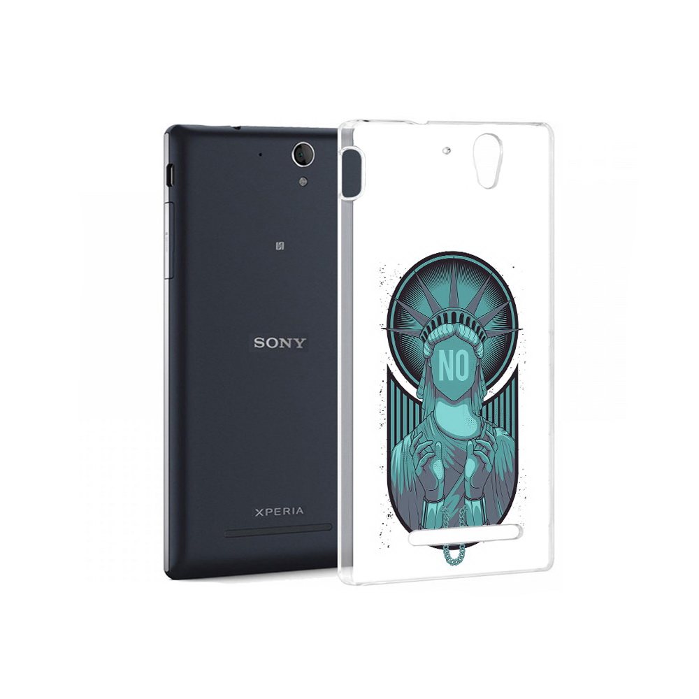 

Чехол MyPads Tocco для Sony Xperia C5 Ultra статуя свободы зеленый (PT16261.253.623), Прозрачный, Tocco