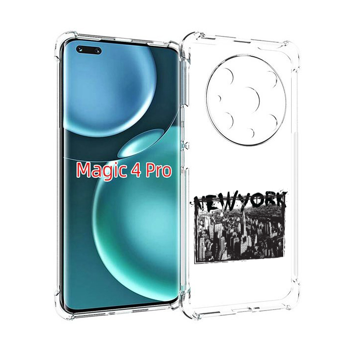 

Чехол MyPads че для Honor Magic4 Pro, Прозрачный, Tocco