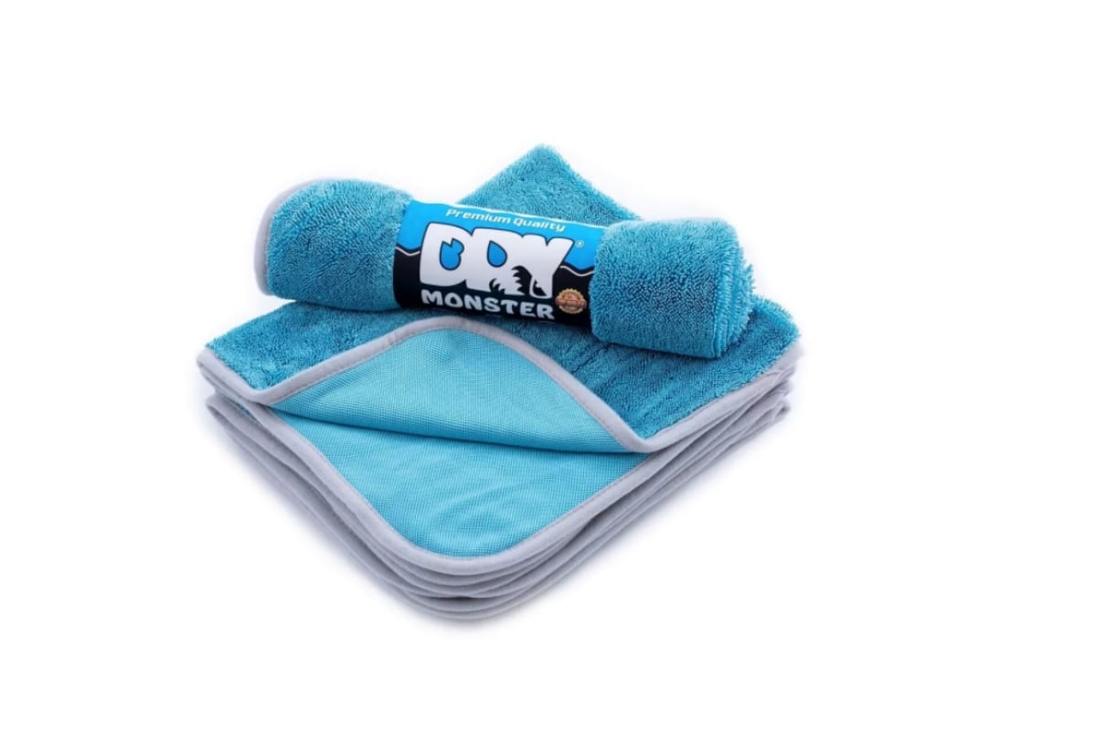 DRY MONSTER TOWEL Супервпитывающее полотенце микрофибра для кузова автомобиля 55*75